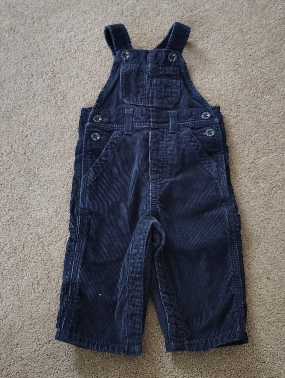 Baby Boys Vintage Corduroy Overalls